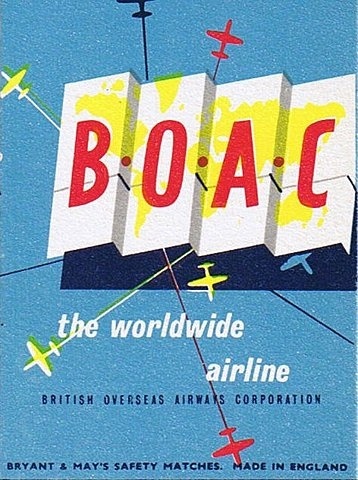 BOAC The Wprldwide AIRLINE