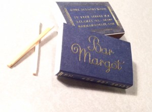 Bar Margot BXQ3 USA Made Match Box